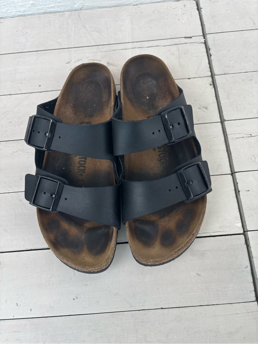 Birkenstock Black Two-Buckle Women's Sandals